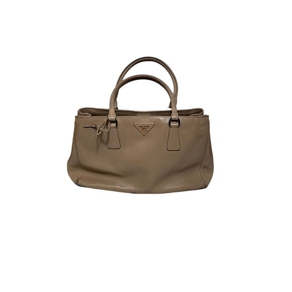 Prada Tan/Beige Saffiano Lux Tote - Picture 1 of 3